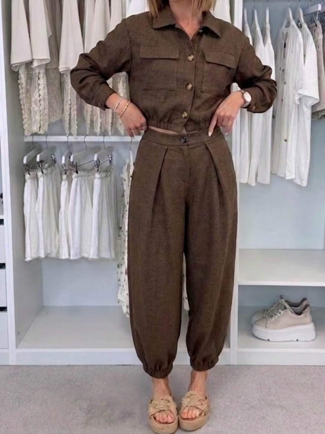 Krátká košilová bunda