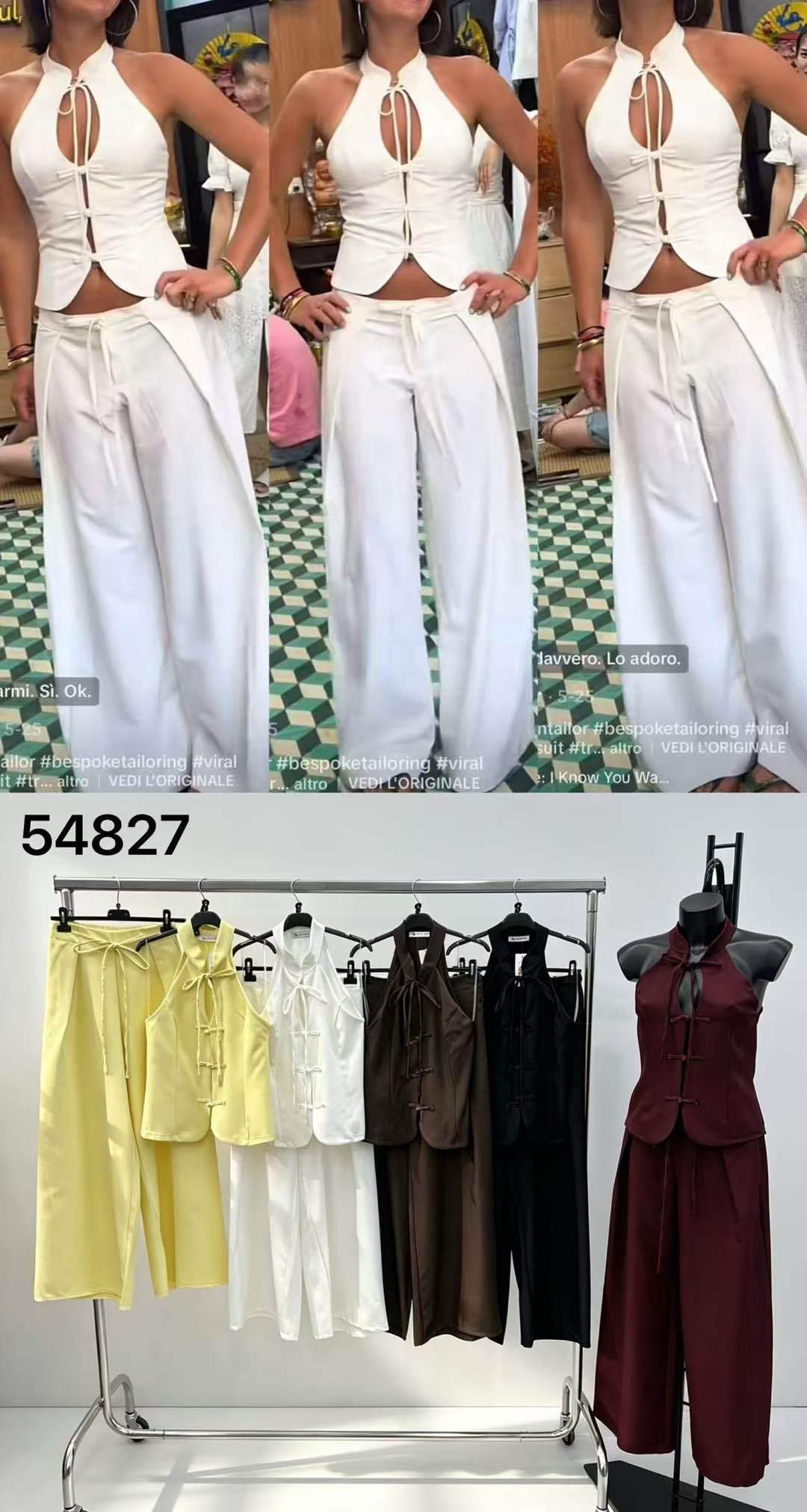 Set Halter se Šnůrkami