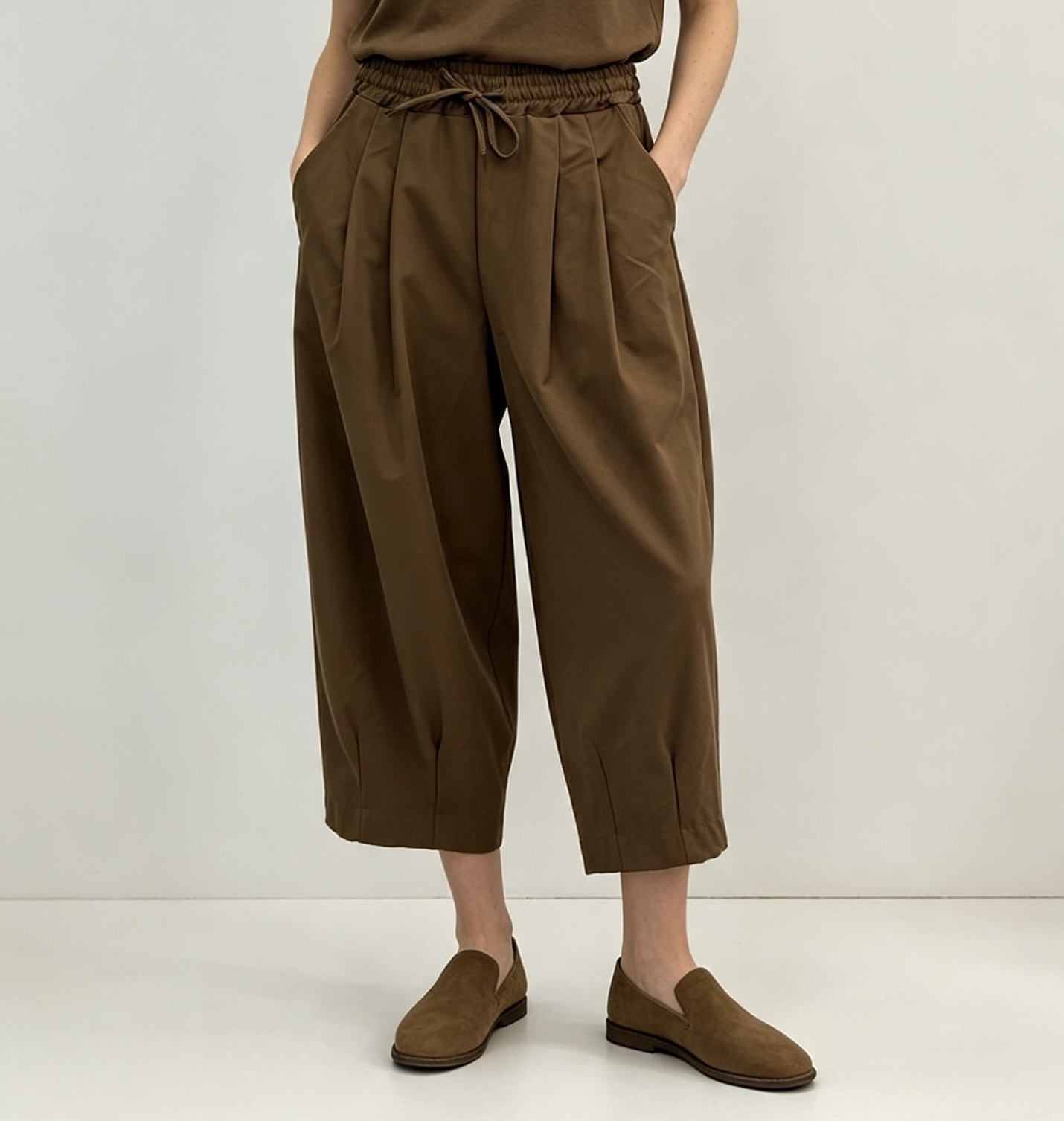 Široké kalhoty culotte 7/8
