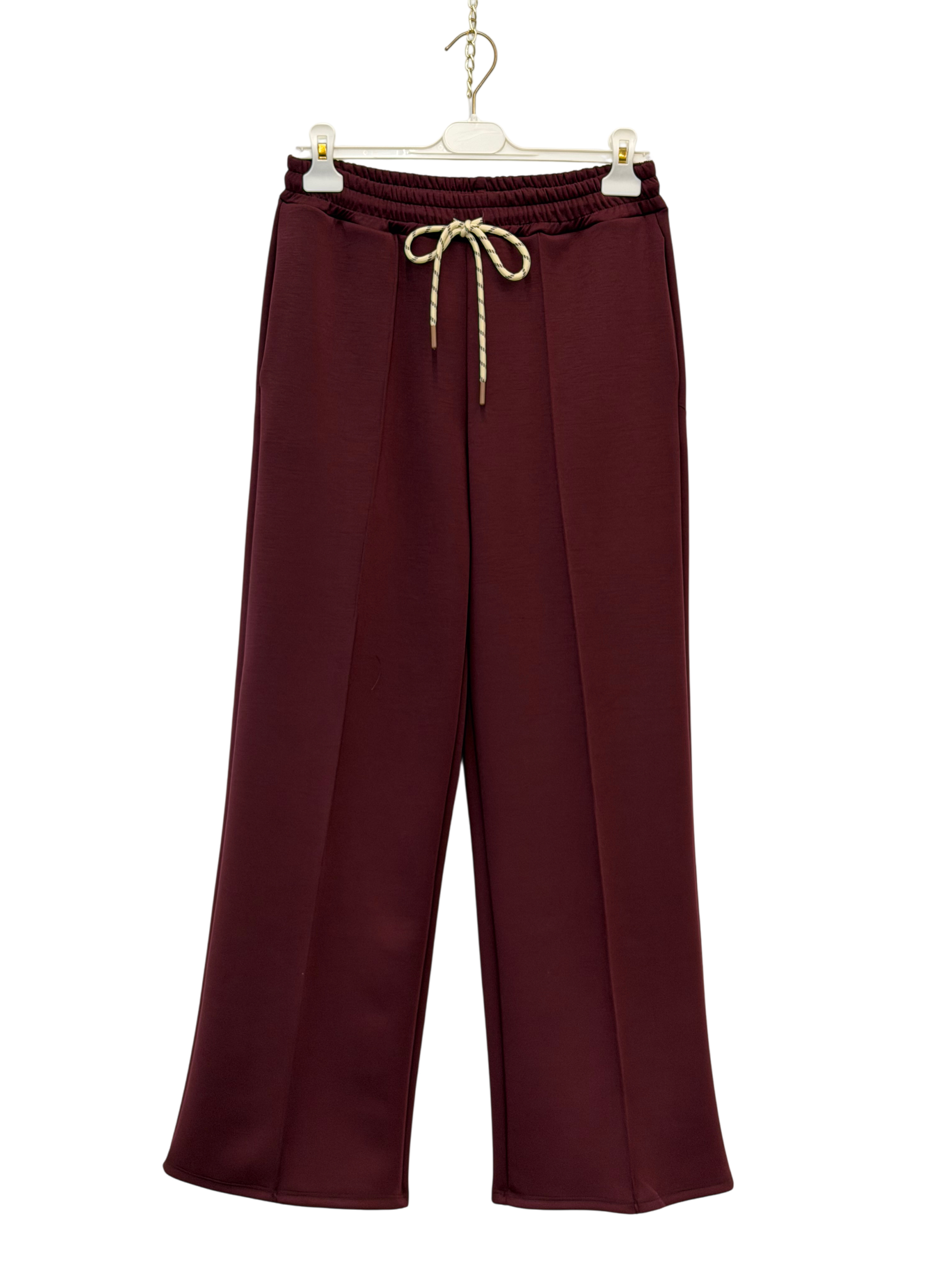 Kalhoty Wide Leg s Elastickým Páskem