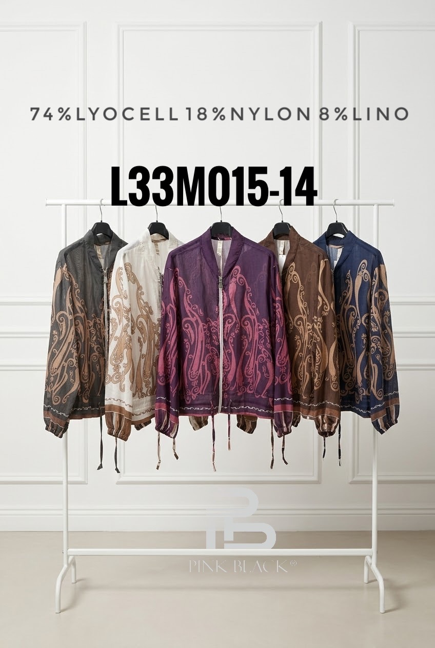 Bomberka s paisley vzorem
