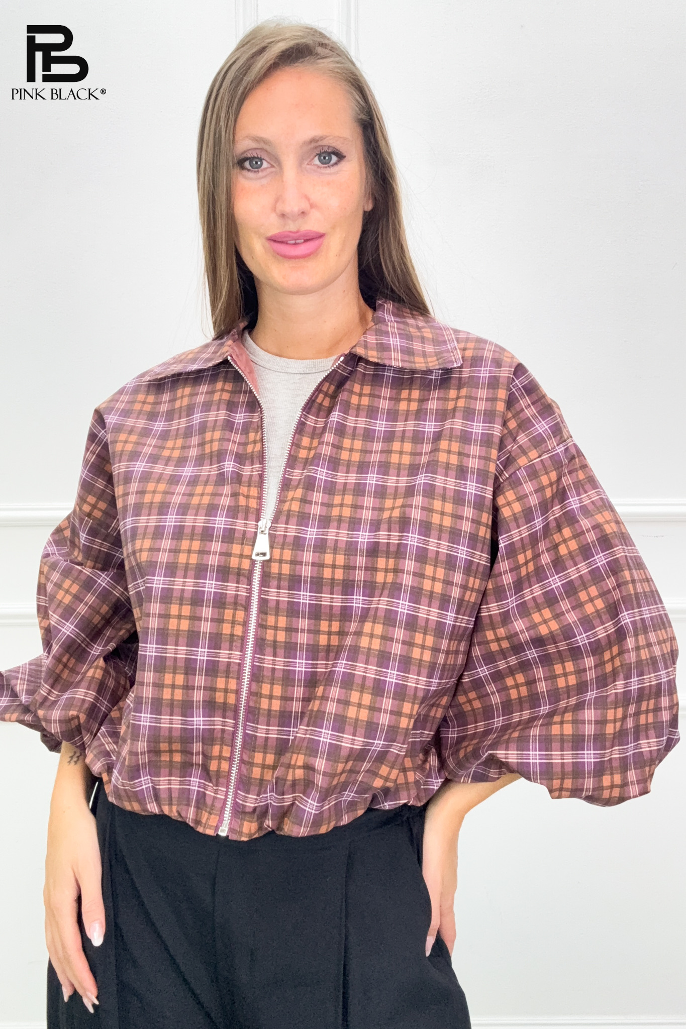Oversize bunda s límcem
