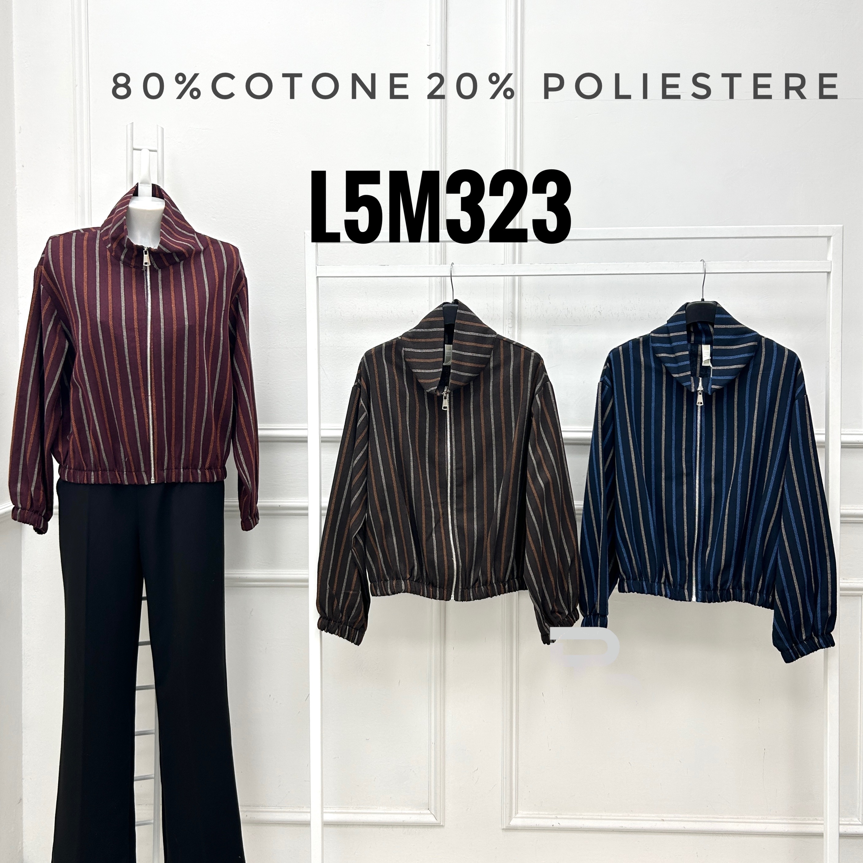 Bomber bunda s pruhy