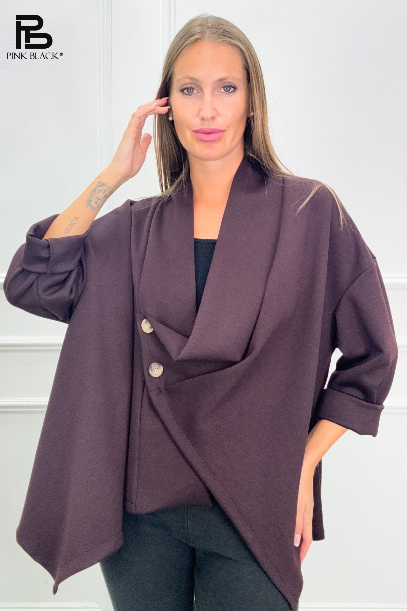Oversize bunda s límcem