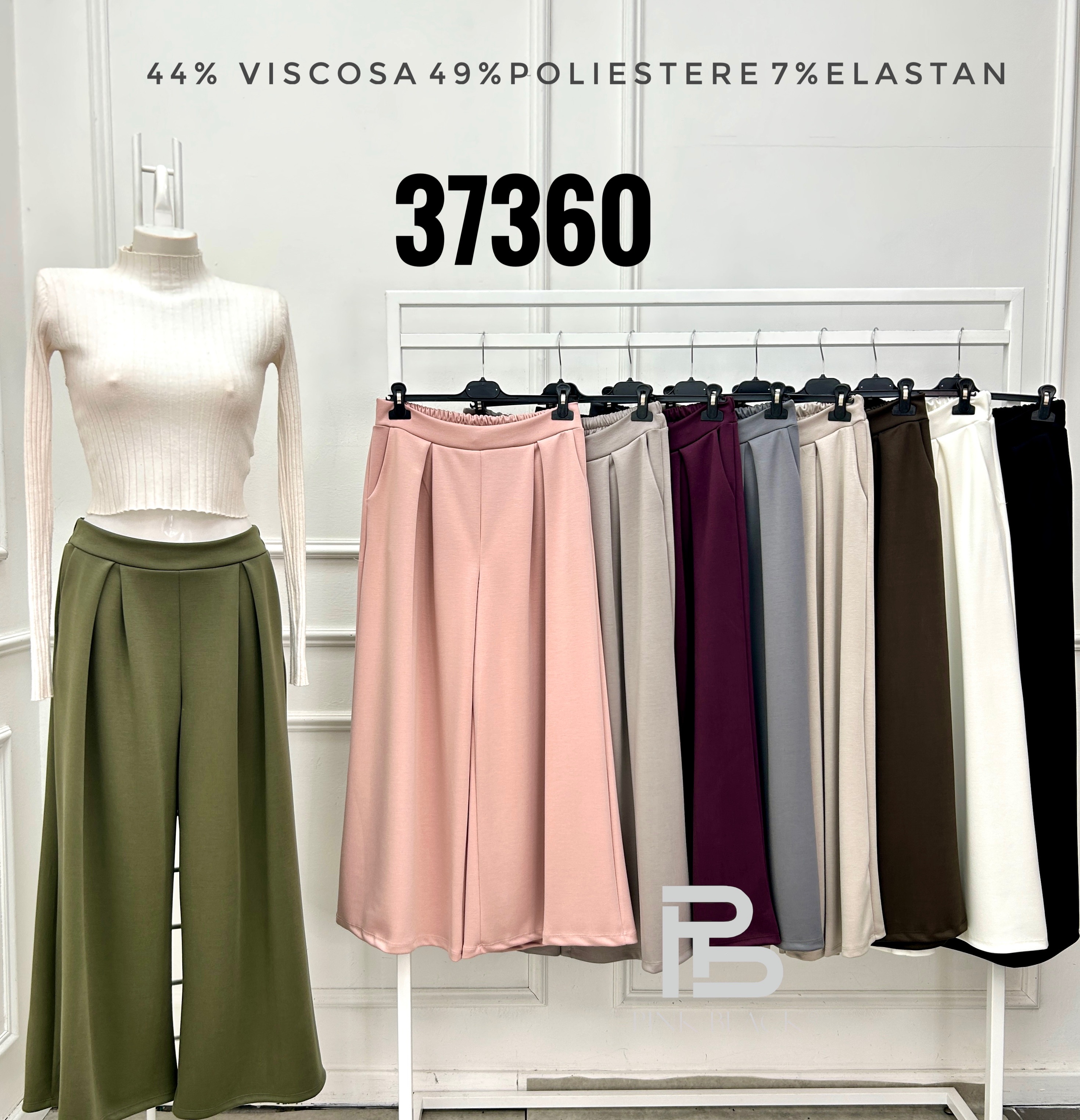 Culotte rozšířené kalhoty