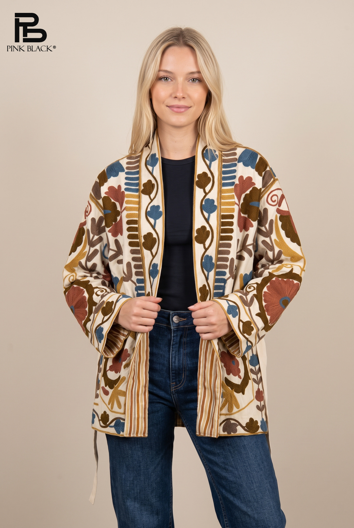 Kimono bunda s páskem