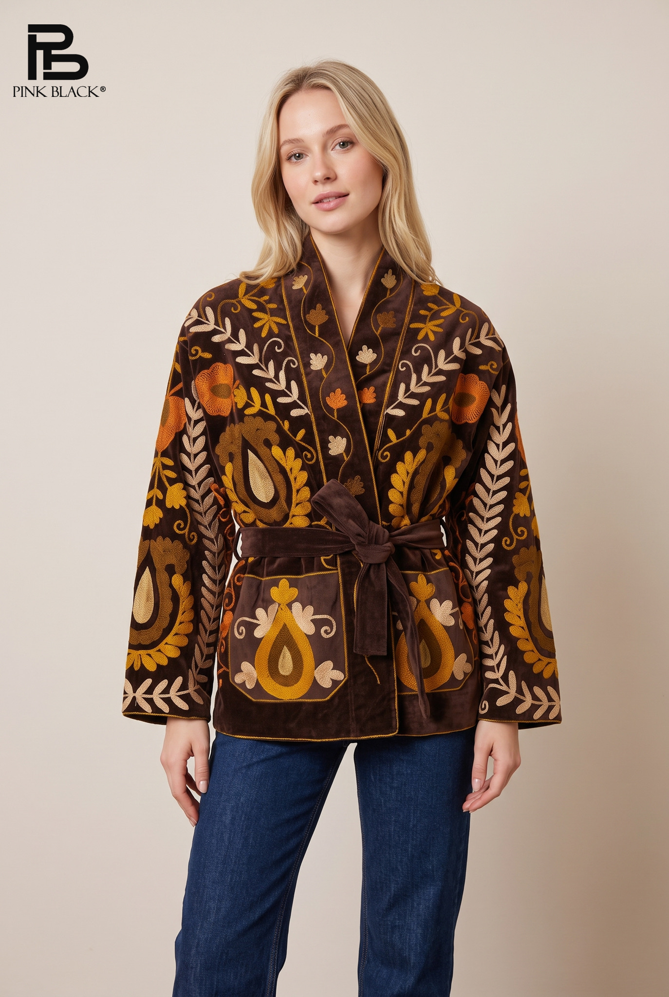 Kimono bunda se zavazováním