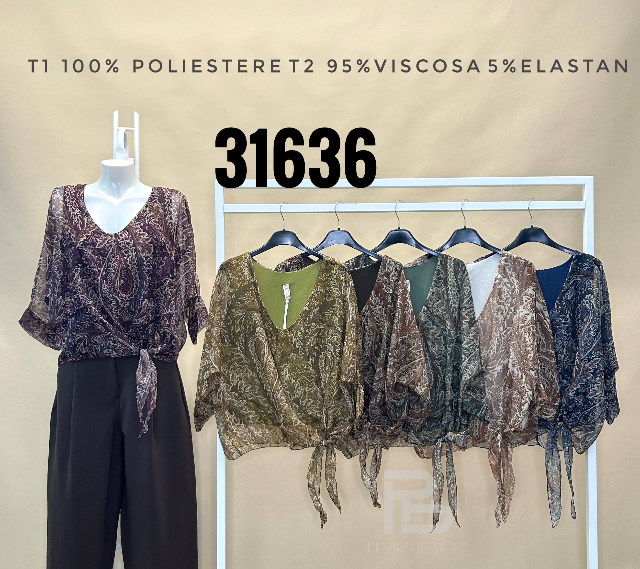 Volná halenka se zavazováním