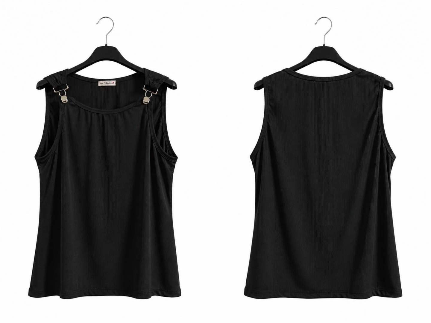A-silhouette top bez rukávů