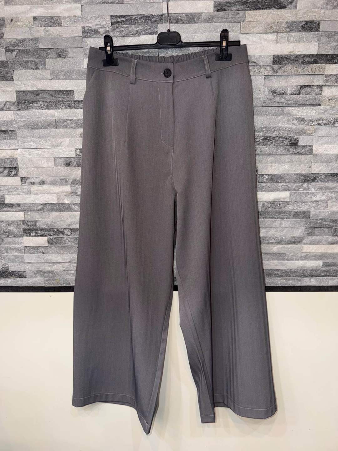 Kalhoty Wide‑Leg s Plisováním