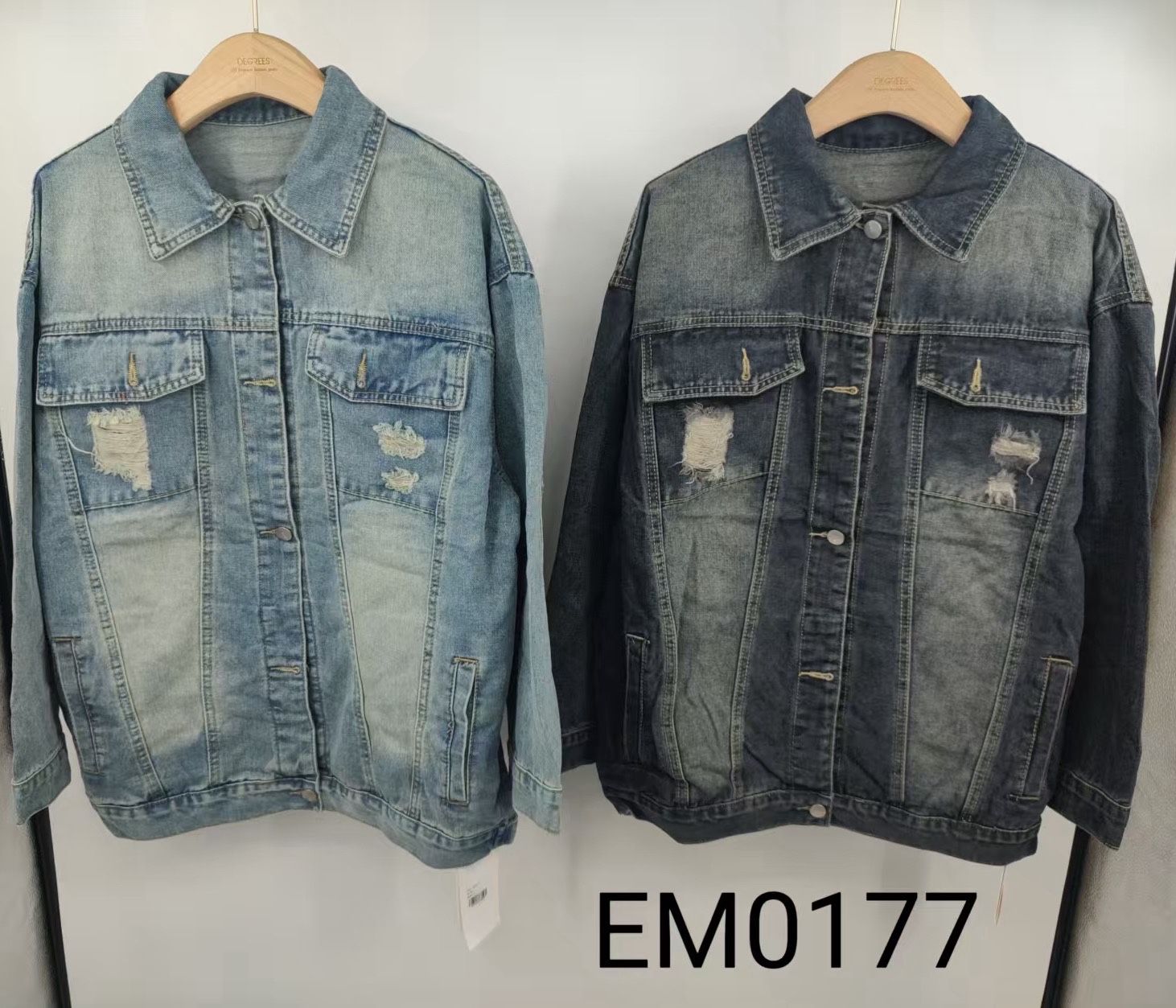 Oversize bunda s límečkem