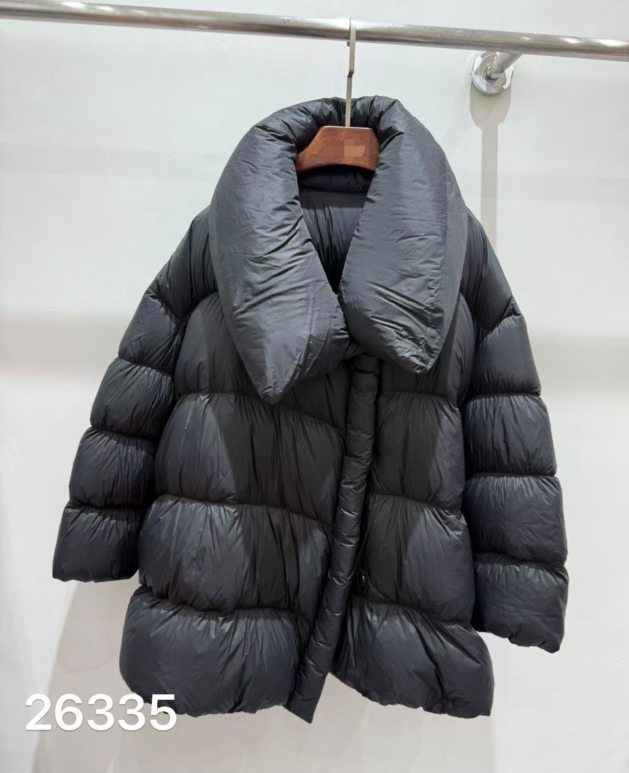 Oversize kabát se šálovým límcem
