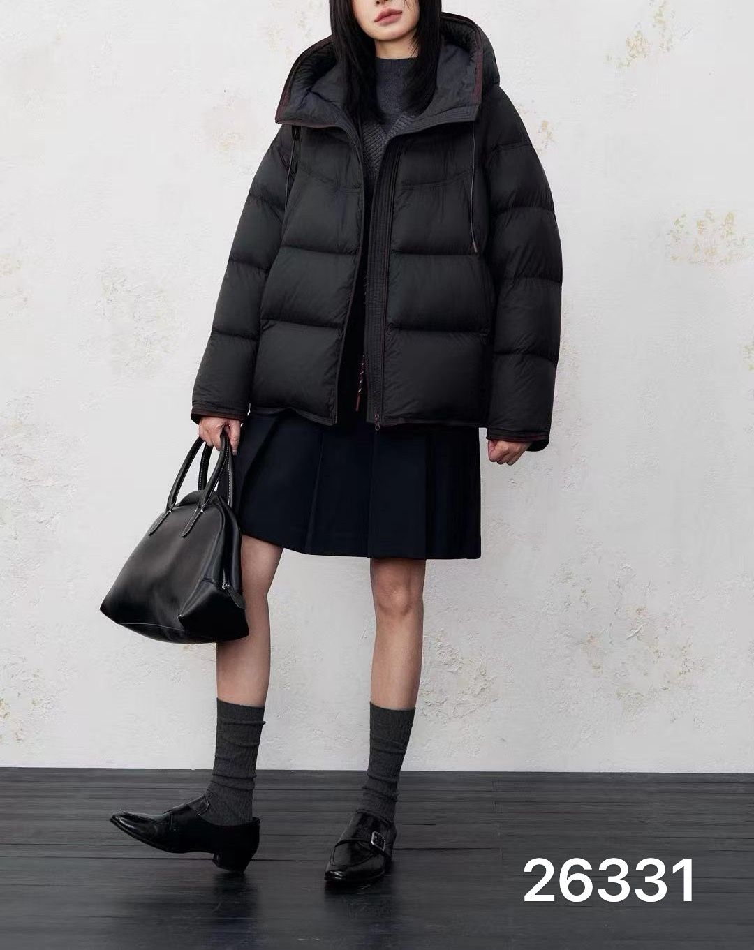 Prošívaná oversized bunda