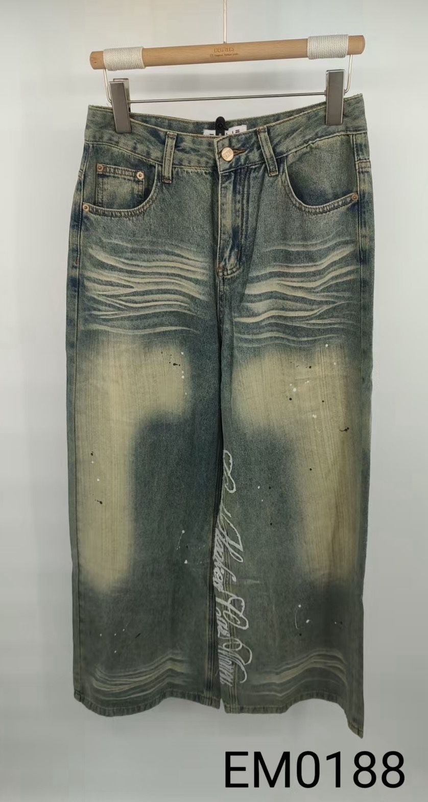 Džíny Wide-Leg s volným střihem