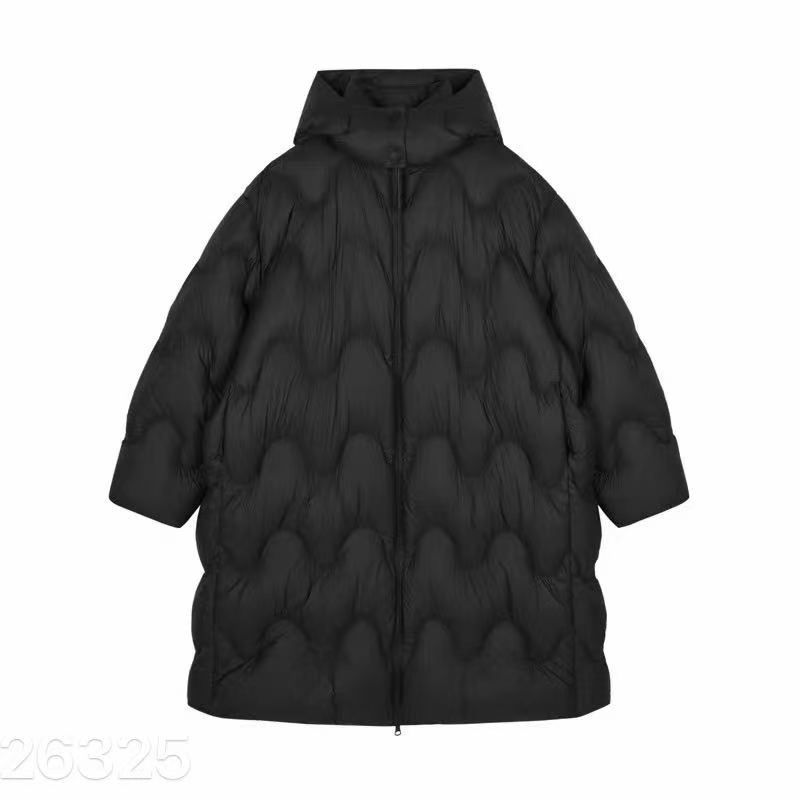 Oversize kabát s kapucí
