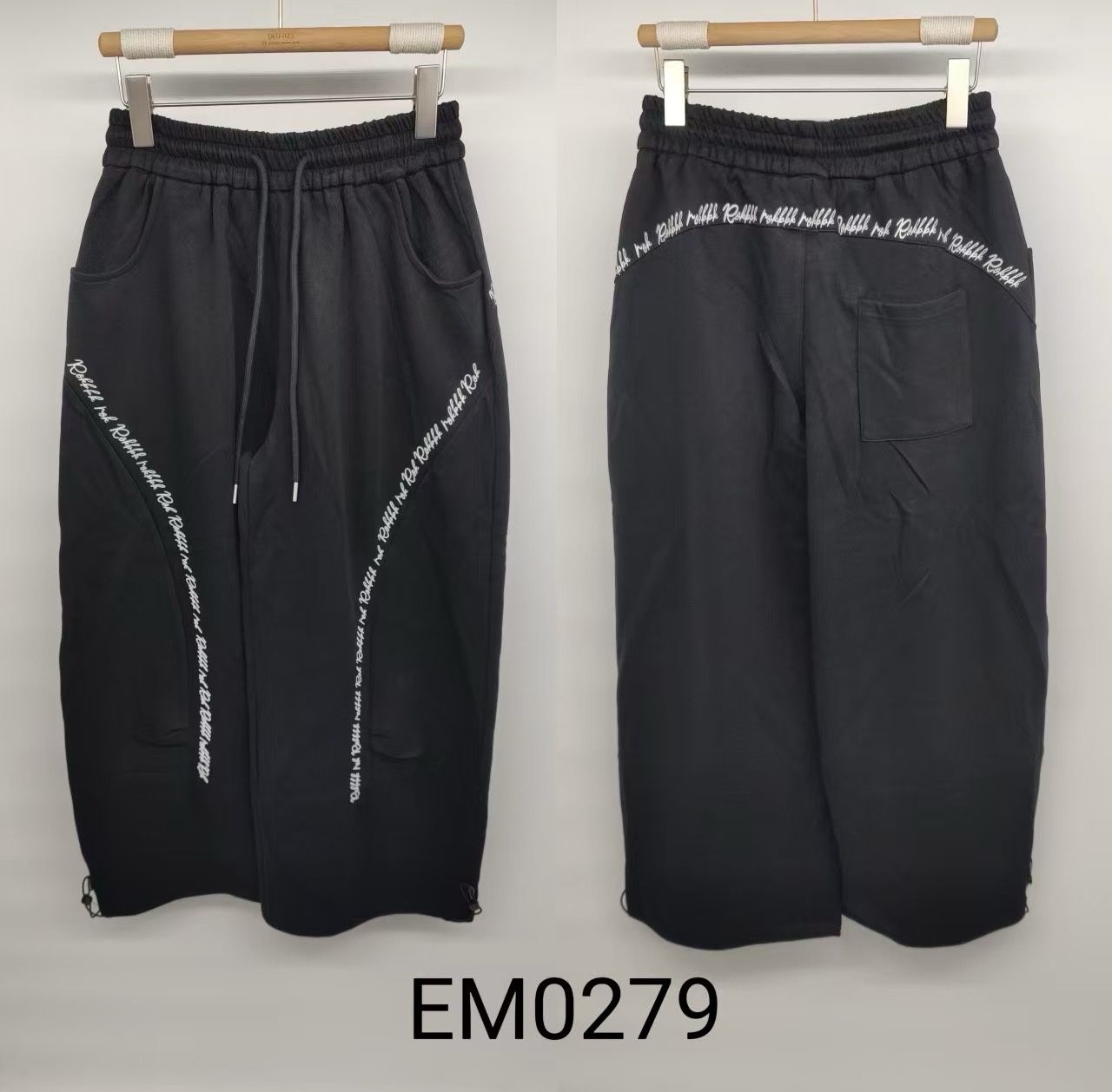 Kalhoty Wide‑Leg se šňůrkou v pase