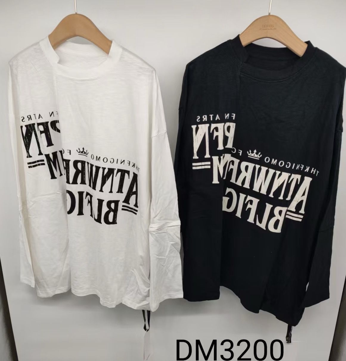 Oversize tričko s nápisem