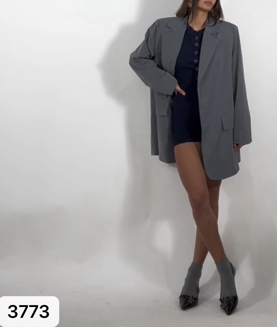 Prodloužené oversize sako