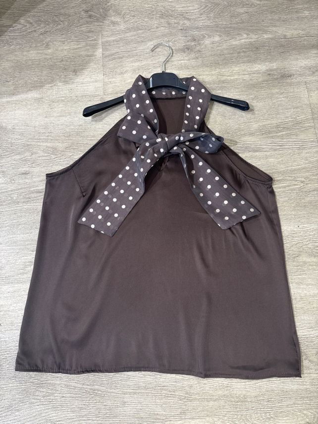 Top halter s mašlí