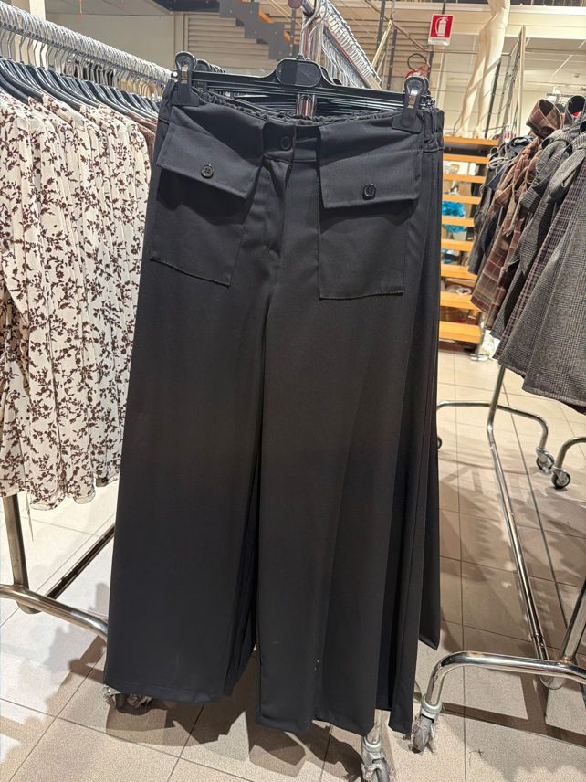 Kalhoty Wide‑Leg s Kapsami