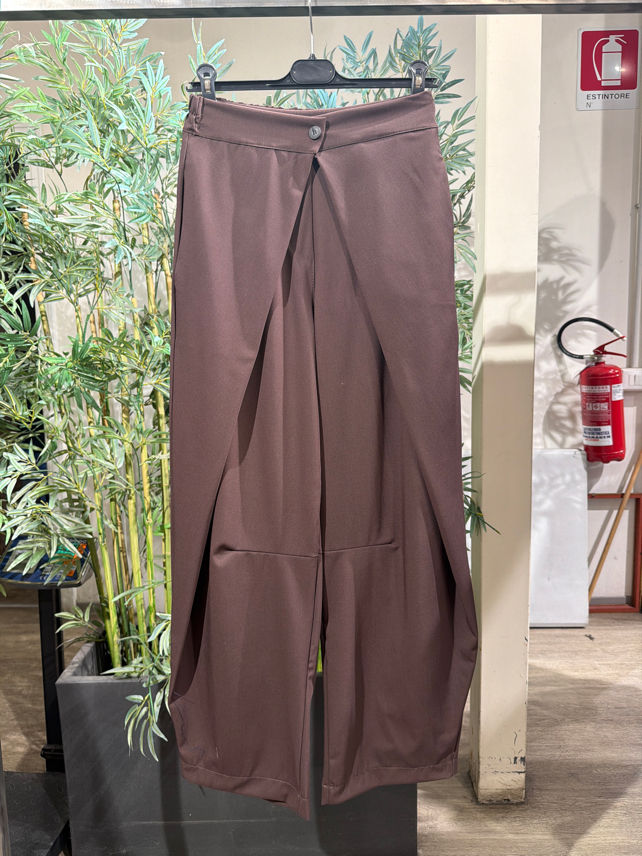 Kalhoty Wide Leg s Plisy