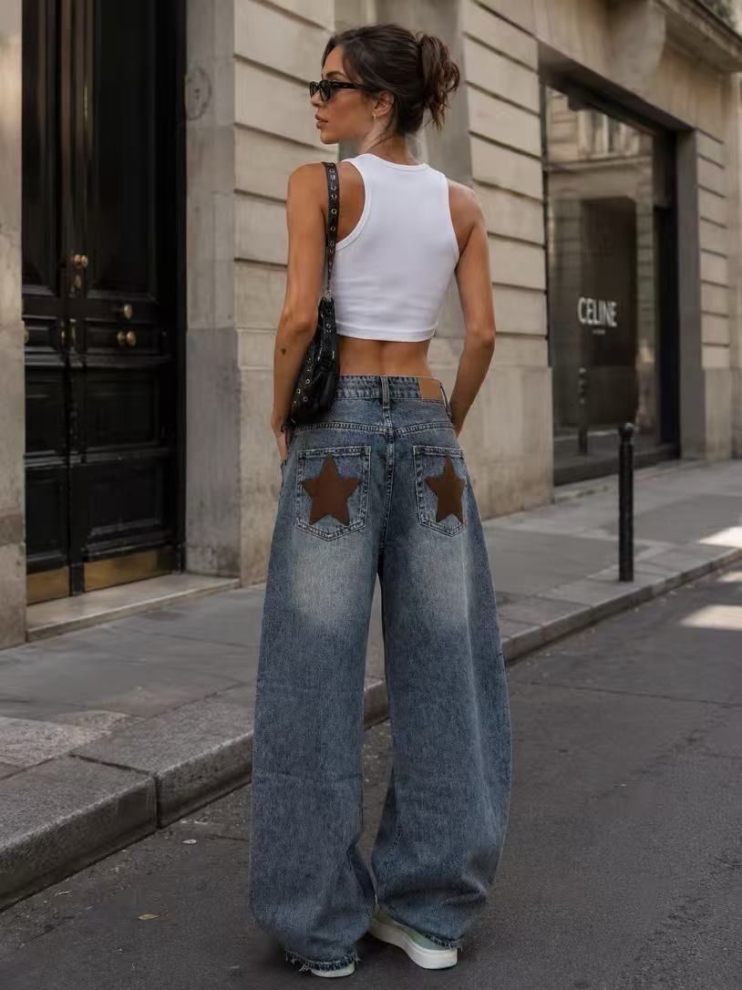 Džíny Wide Leg