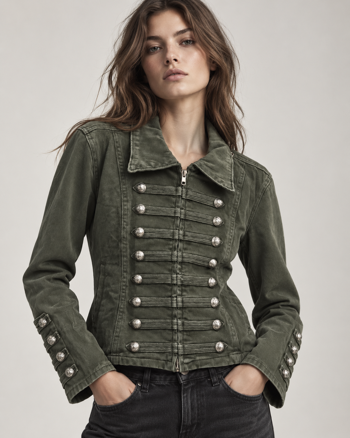 Krátká bunda Military Chic
