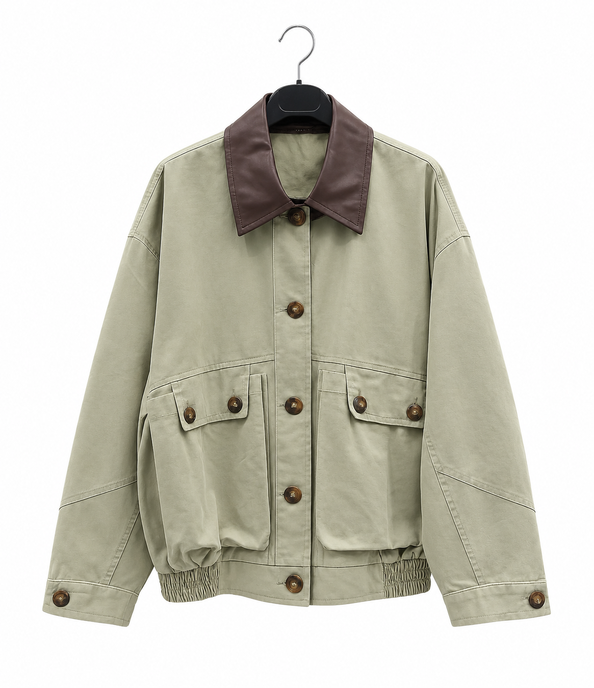 Oversized bomber bunda s límcem