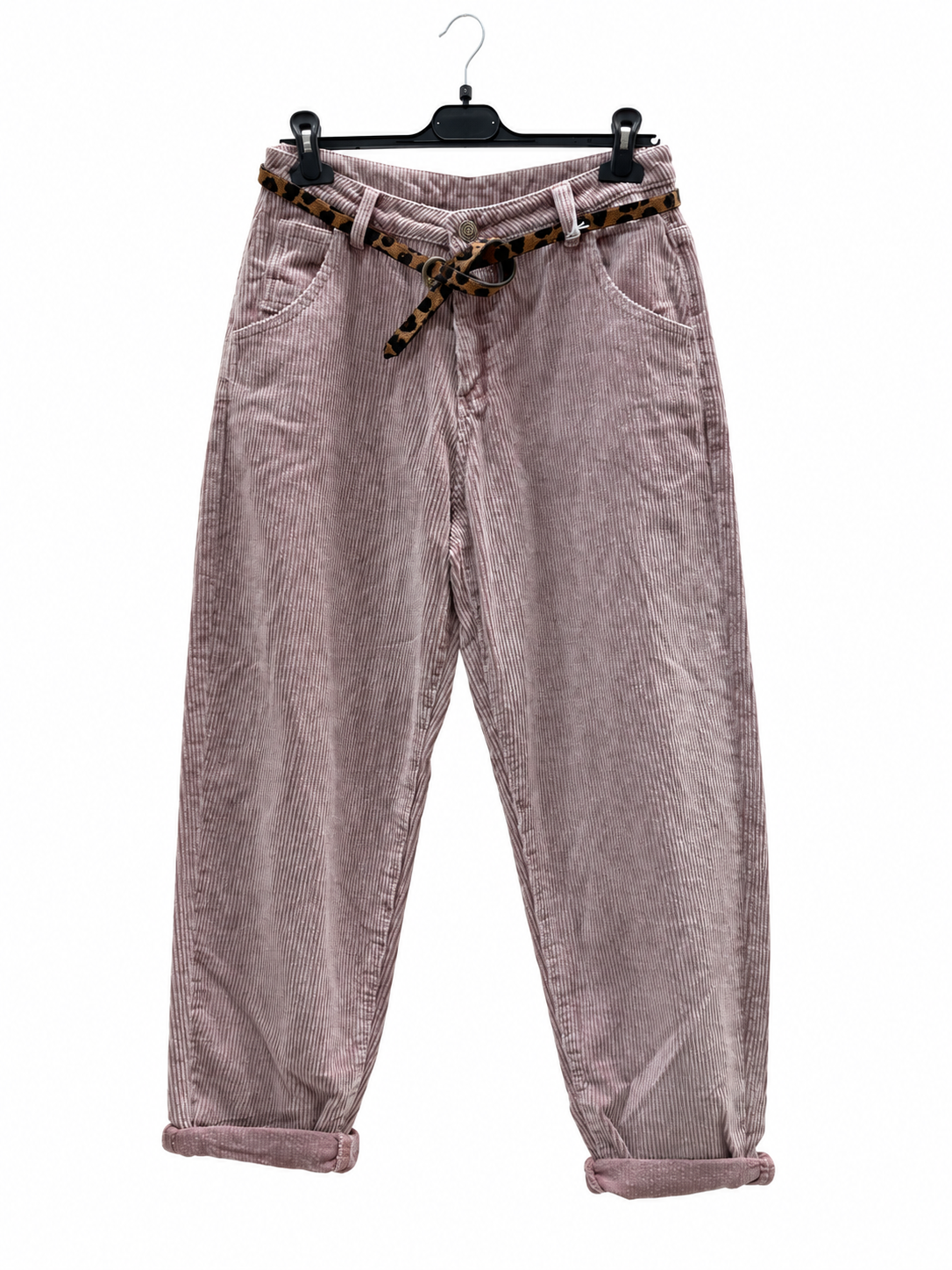 Manšestrové baggy kalhoty