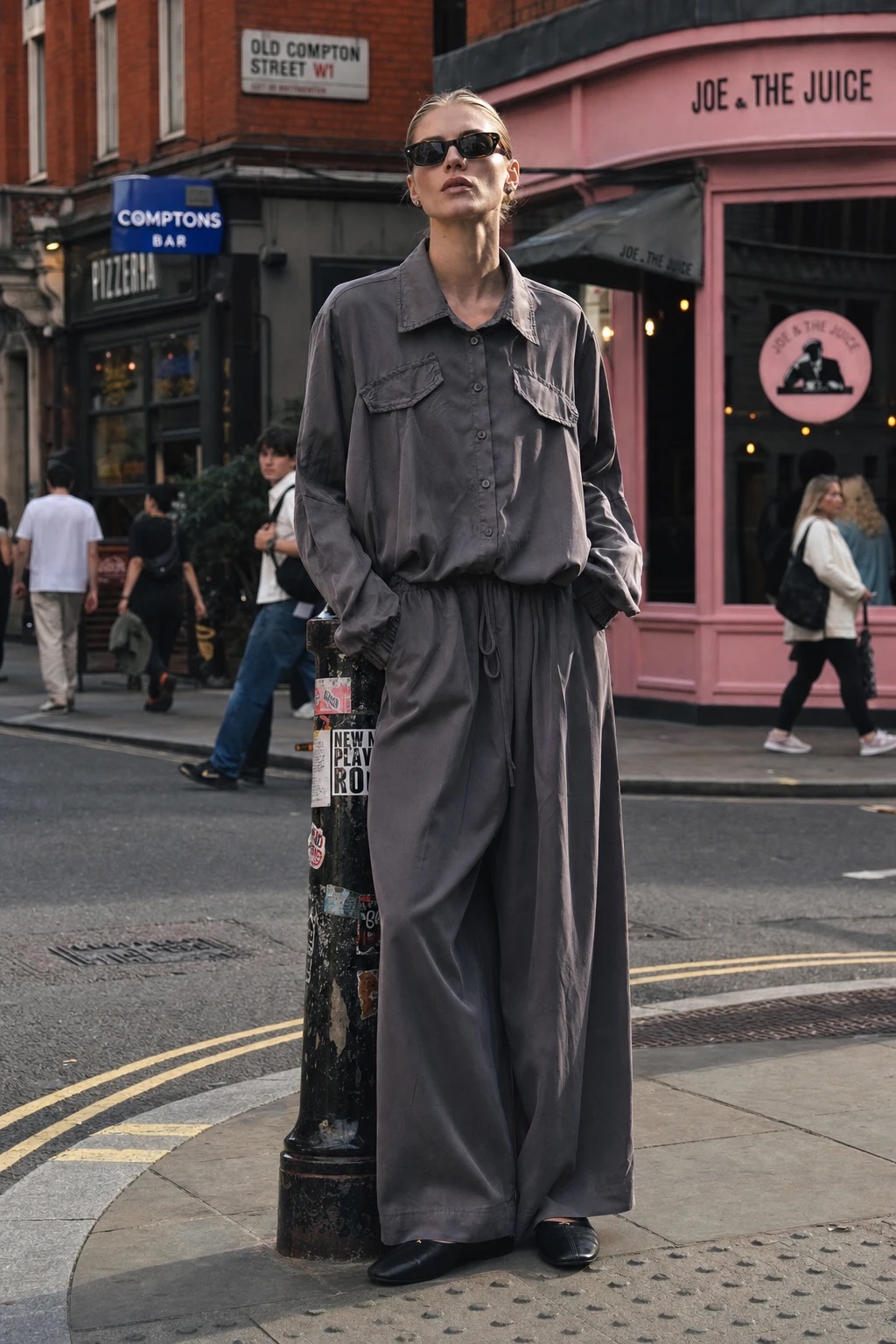 Kalhoty Wide Leg s Elastickým Pasem