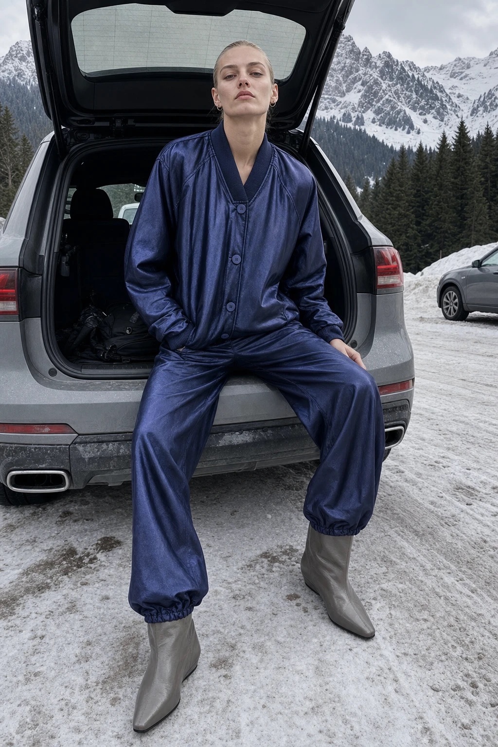 Volné joggery balónového střihu