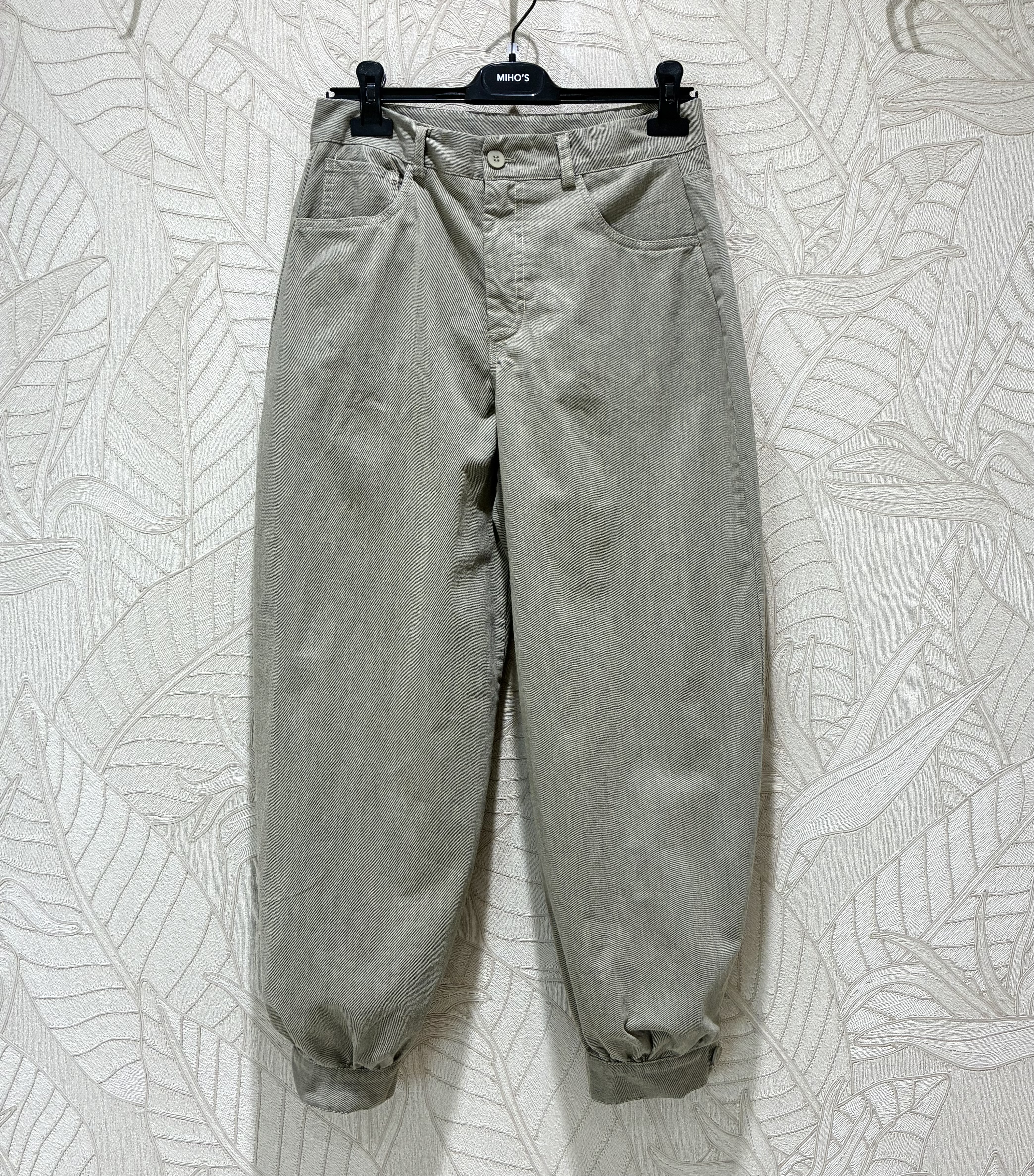 Baggy joggery s balónovým střihem midi