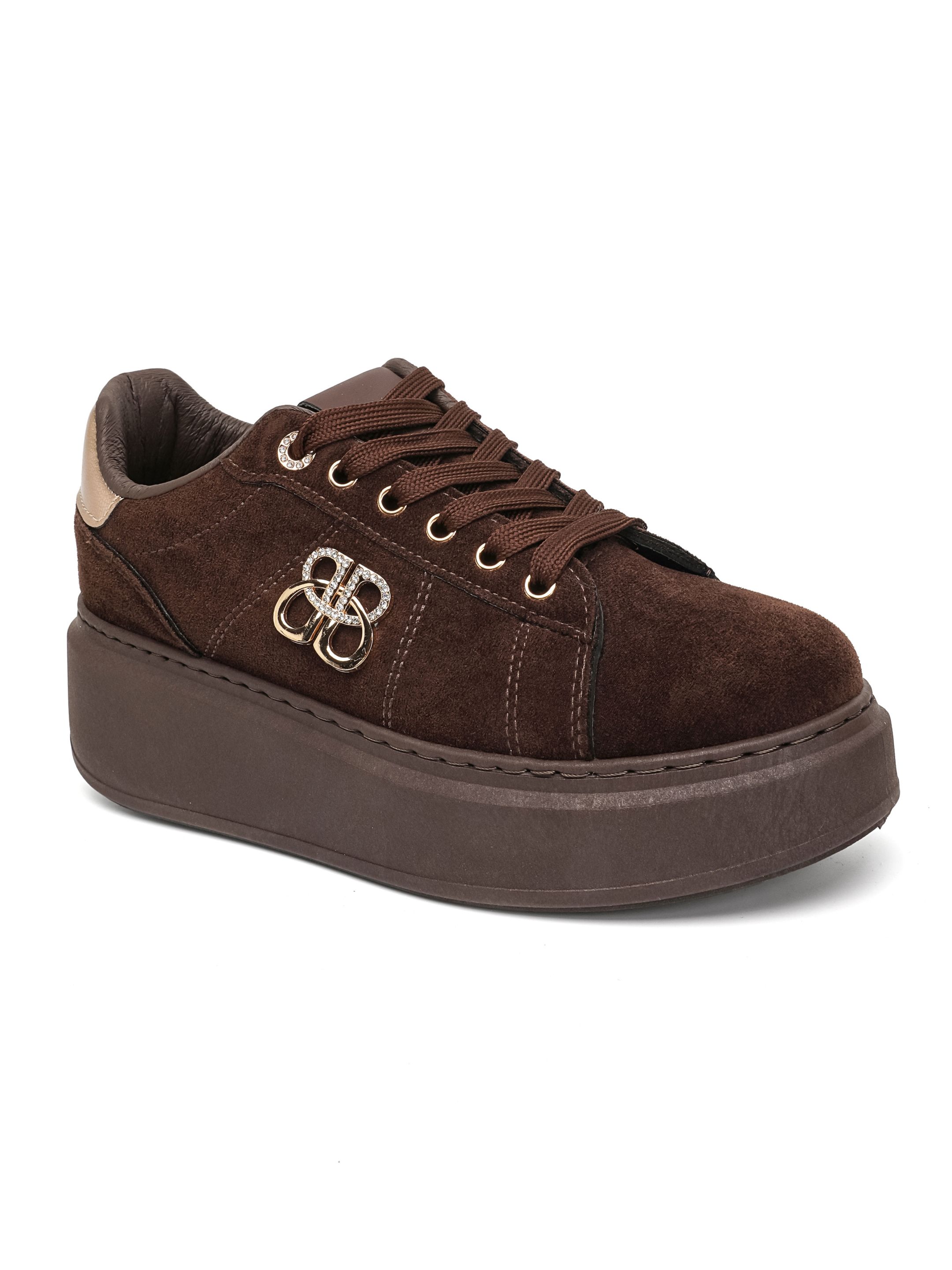 Semišové Sneakersy na Platformě