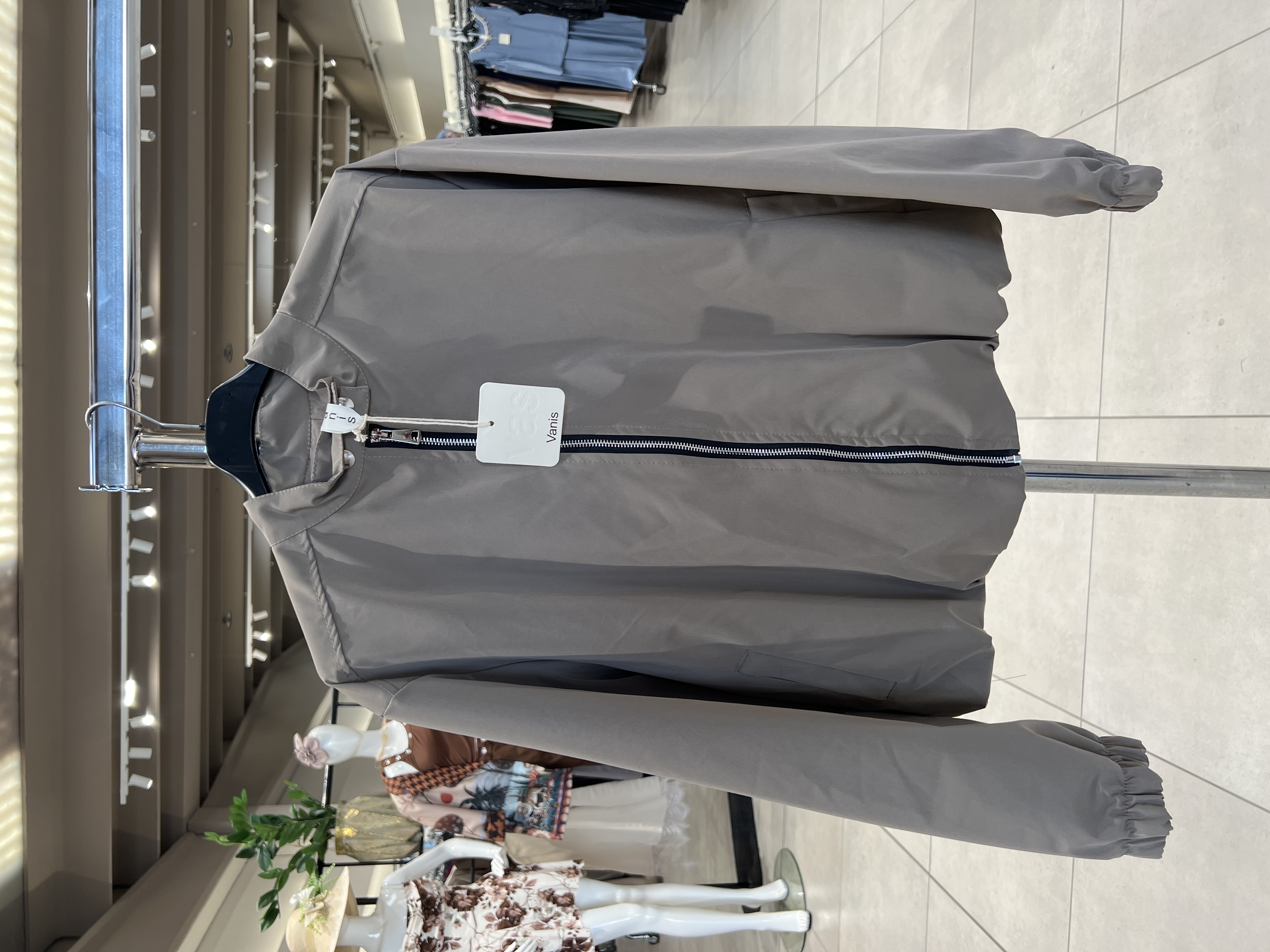 Bomber bunda s polo límečkem