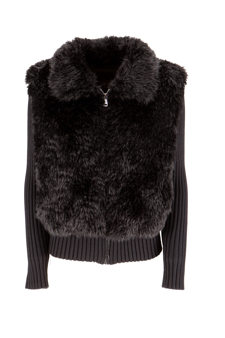 Krátká bunda s límcem