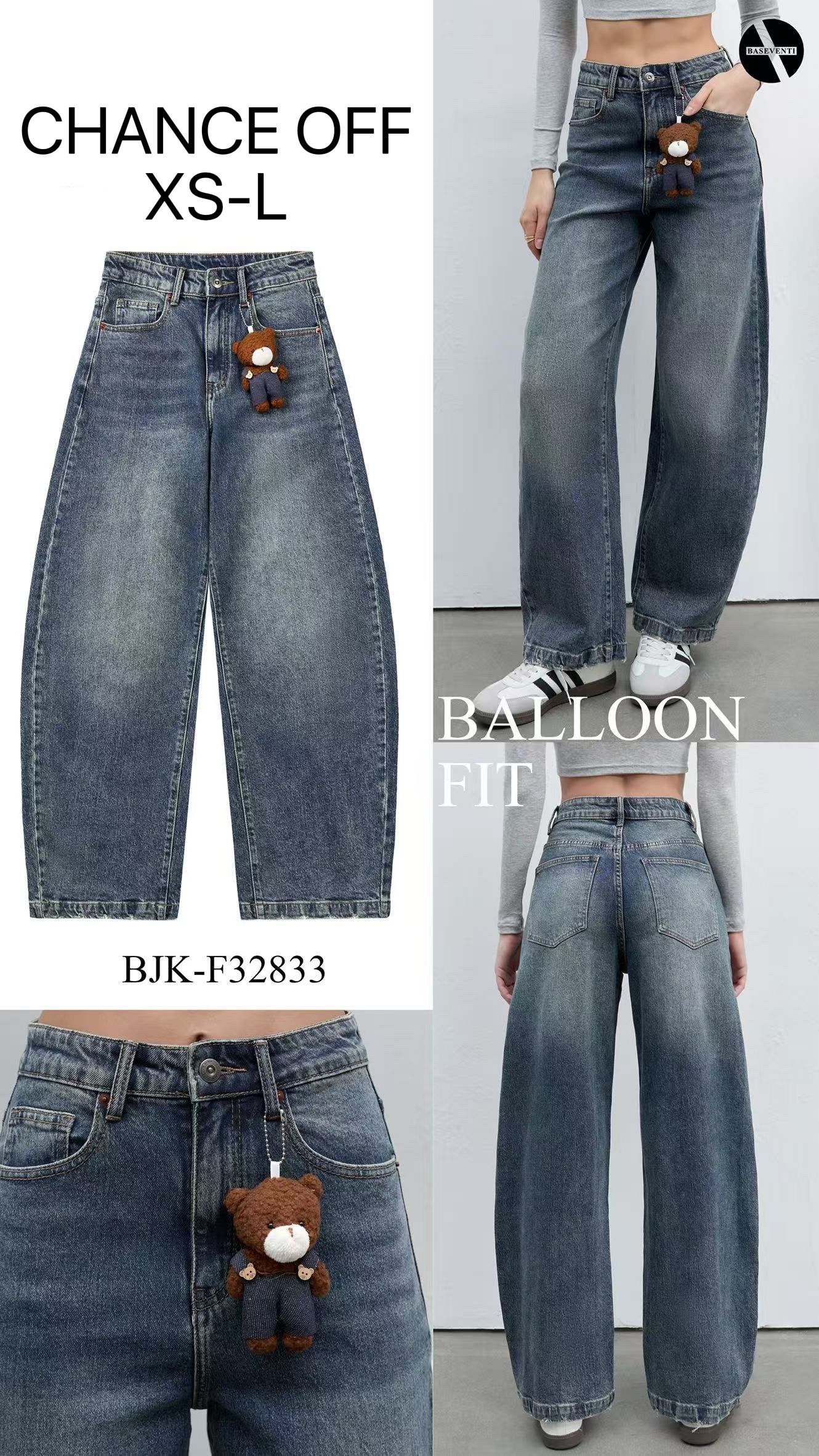 Kalhoty Balloon Fit s Vysokým Pasem