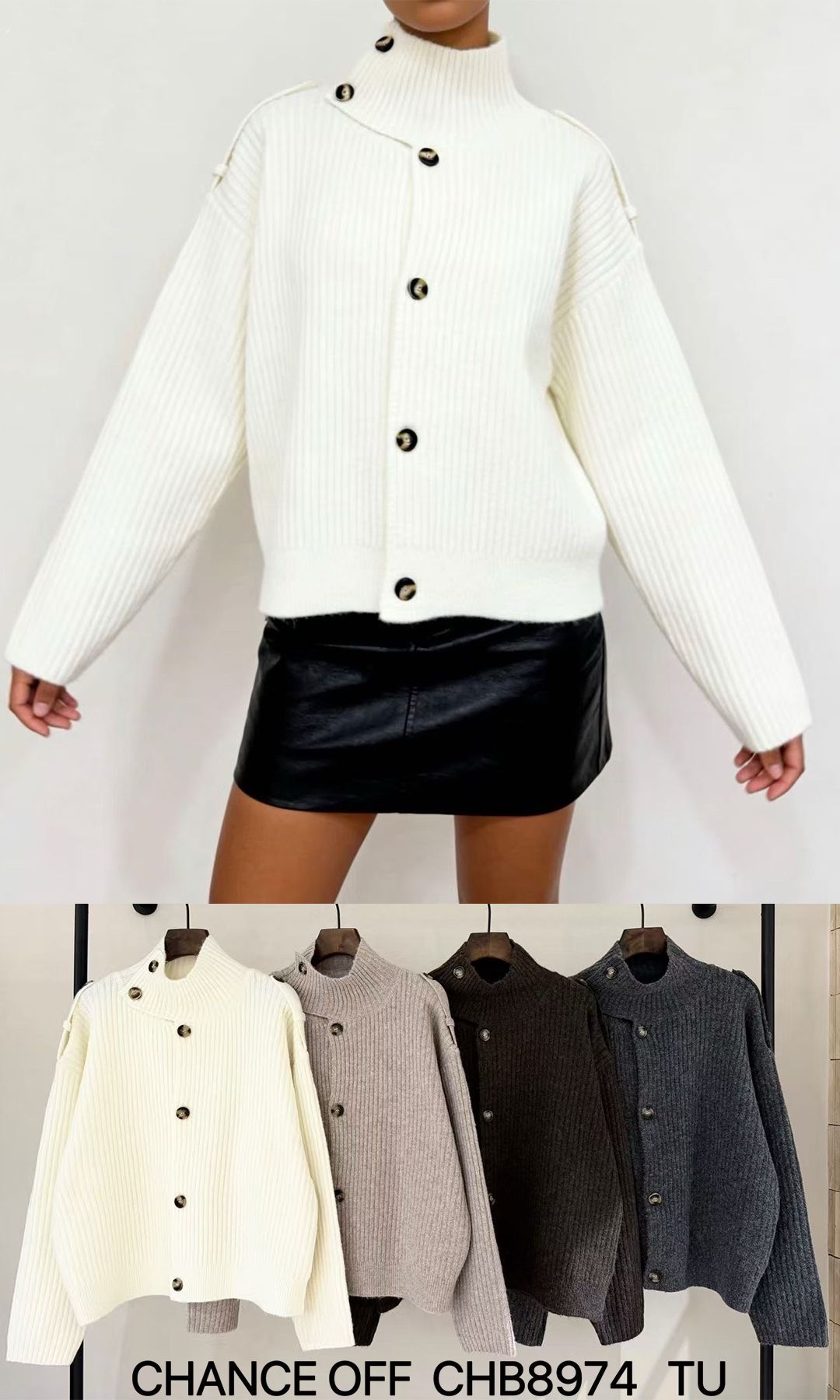 Cardigan s Pololakem