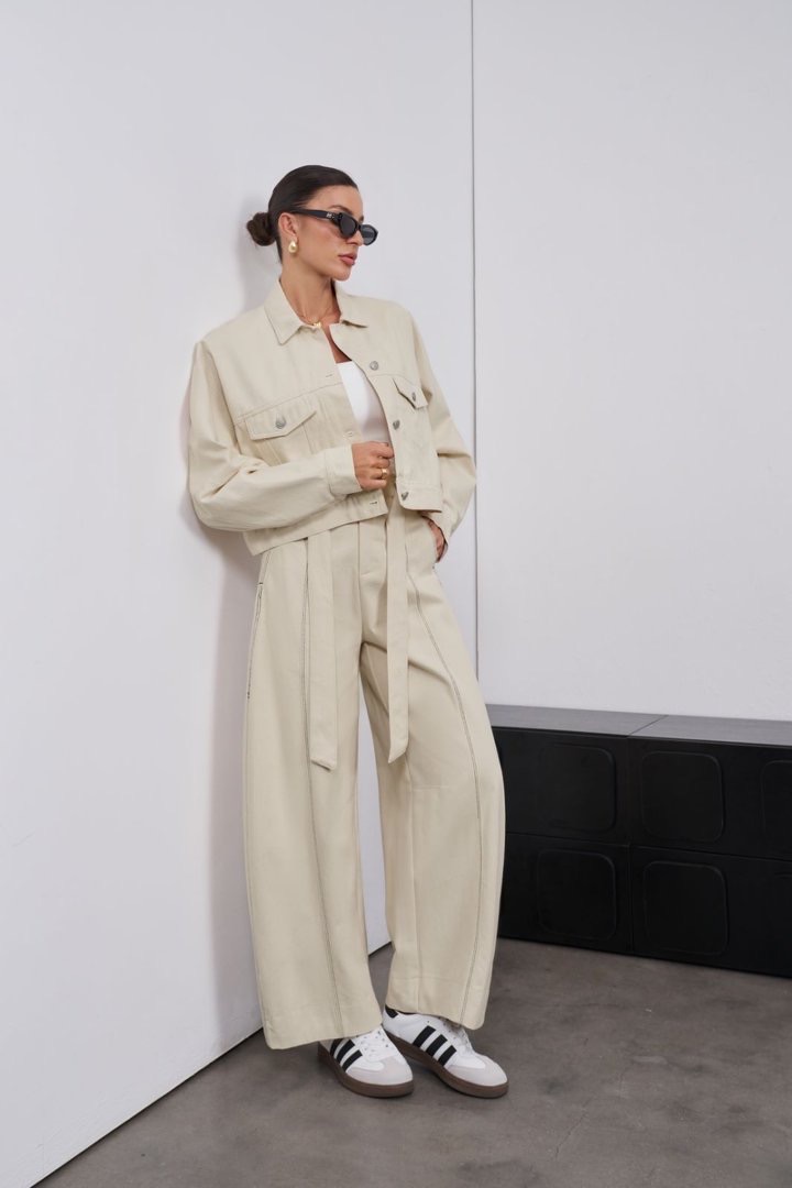 Oversized košilová bunda