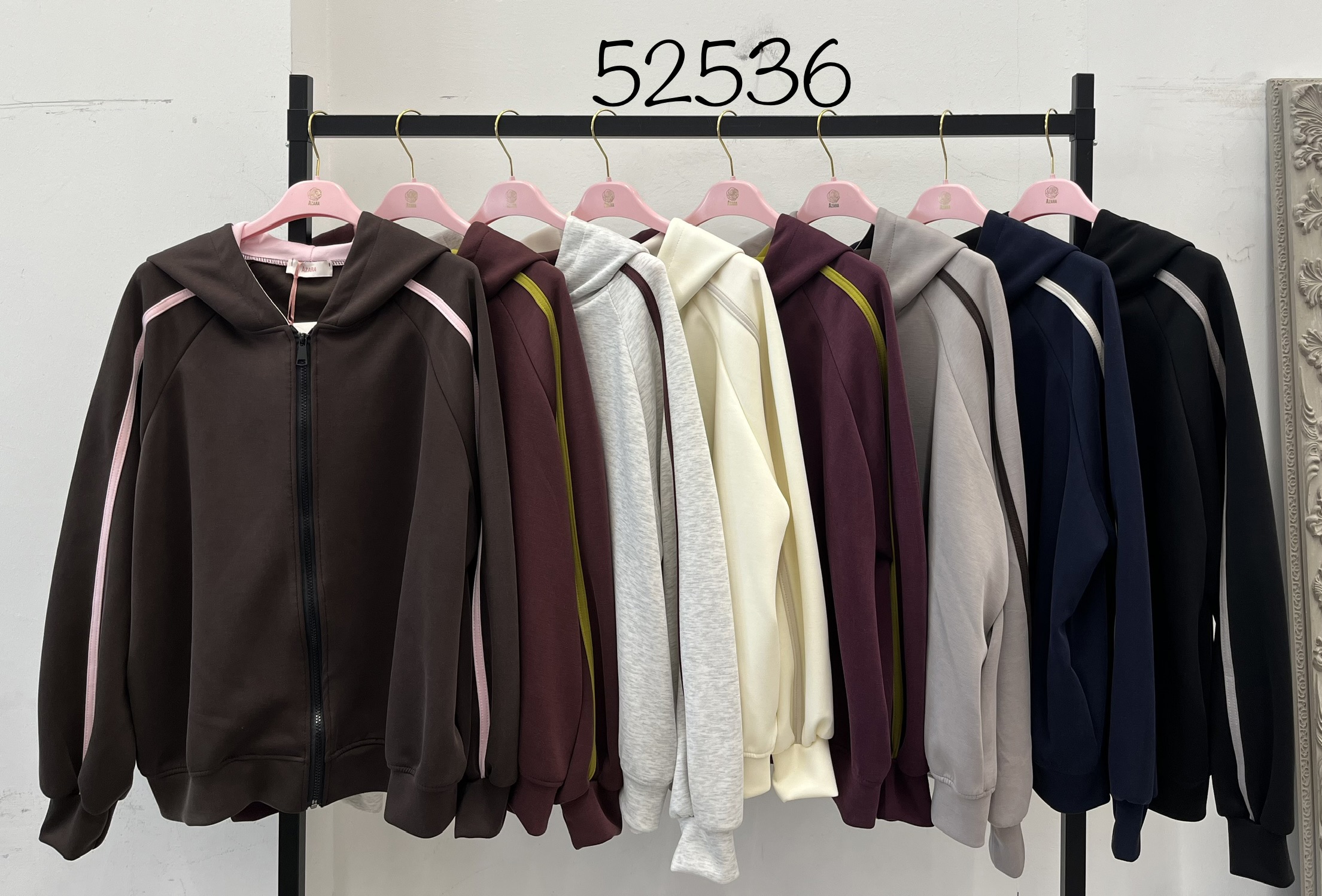 Mikina s kapucí na zip Regular