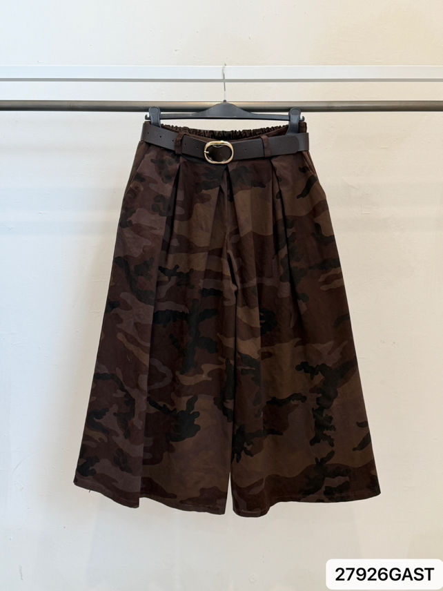 Culotte kalhoty s potiskem 7/8