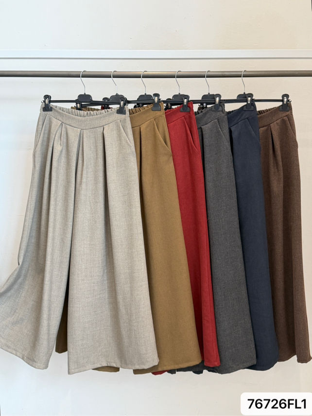 Kalhoty Wide Leg s plisováním