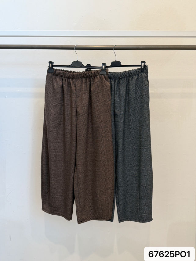 Culotte kalhoty s gumou v pase