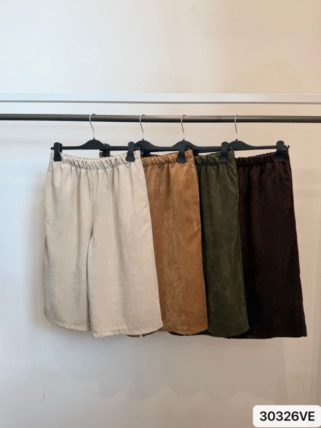 Culotte kalhoty s gumou v pase