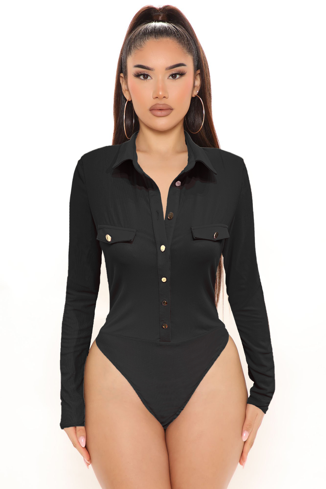 Přiléhavé body ve stylu košile