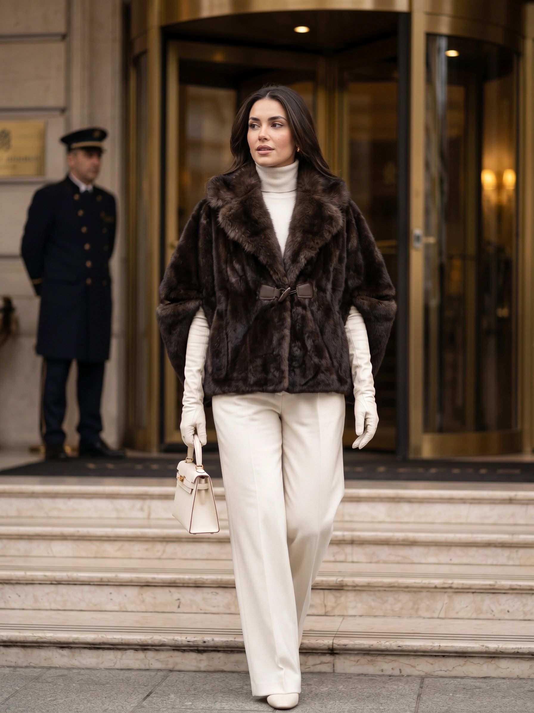 Krátký kabát s límcem