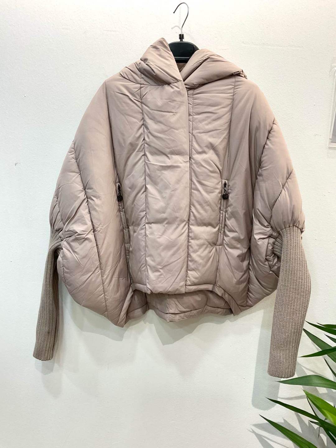 Oversize bunda s kapucí