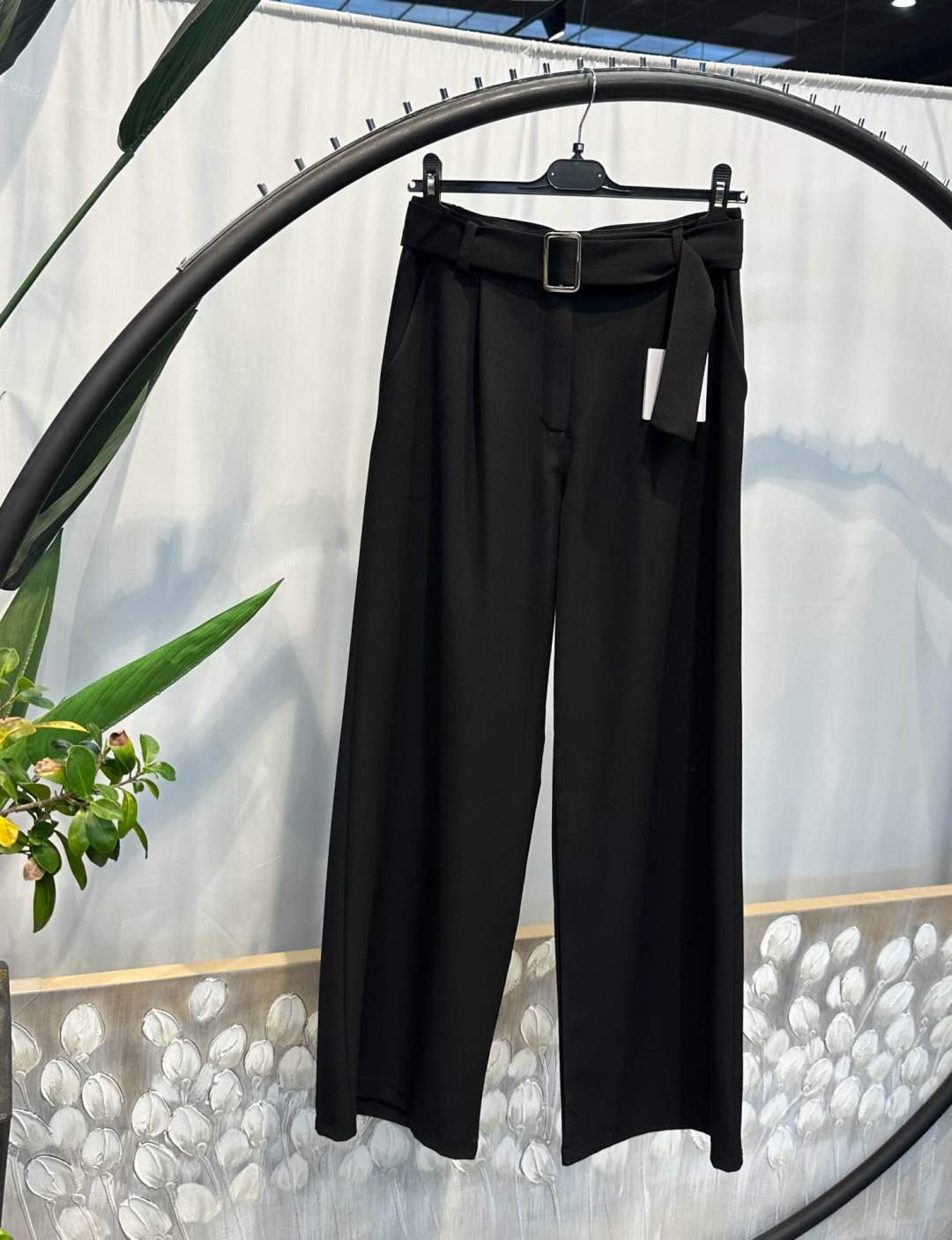 Kalhoty Wide Leg s Plisováním