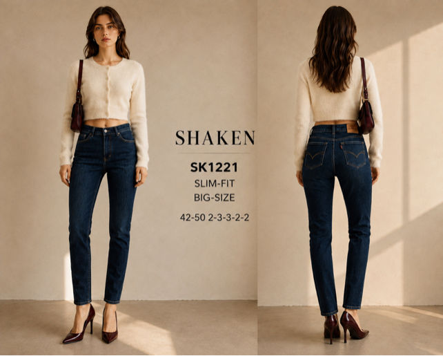 Slim-fit kotníkové kalhoty