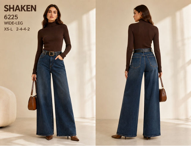 Džíny Wide Leg