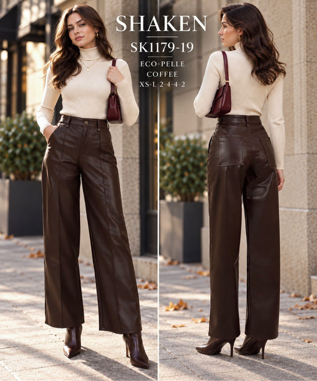 Kalhoty Wide Leg s Kapsami